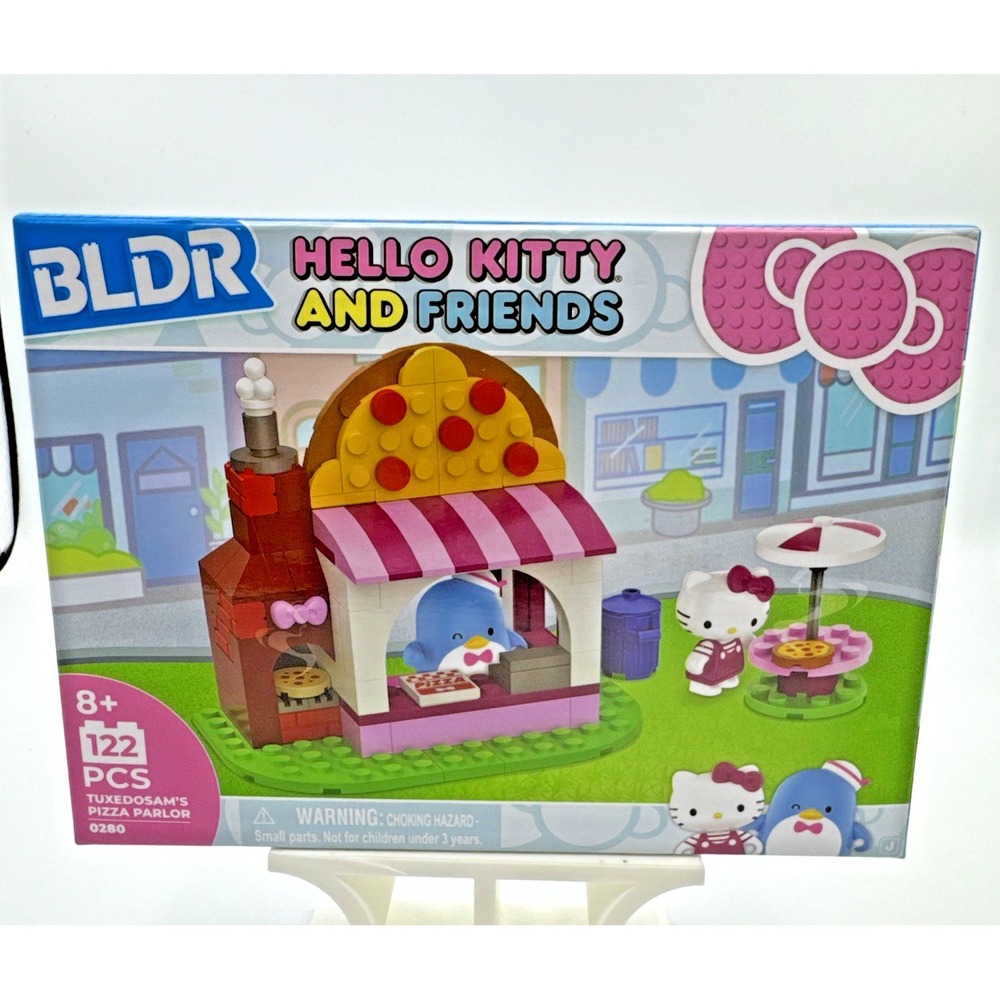Jazwares - Hello Kitty and Friends Pizza Parlor Block Set (122 Piece)